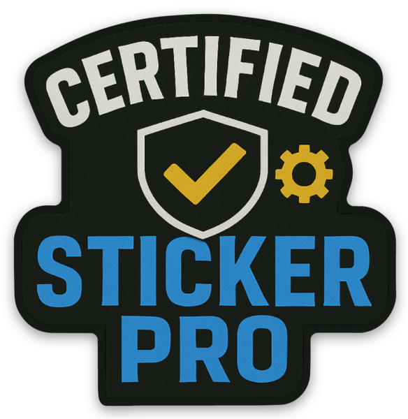 Die cut stickers