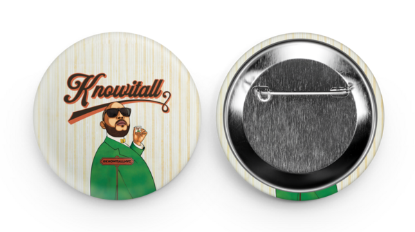 57 mm Runde Buttons