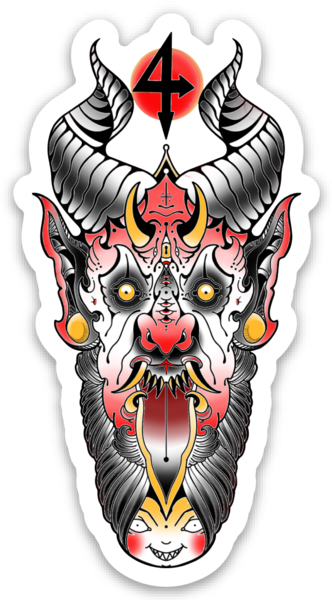 Die cut stickers