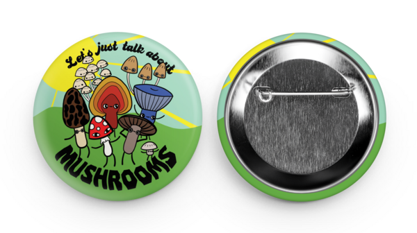 57 mm Round buttons