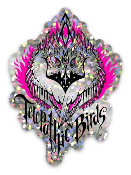 Glitzer Sticker