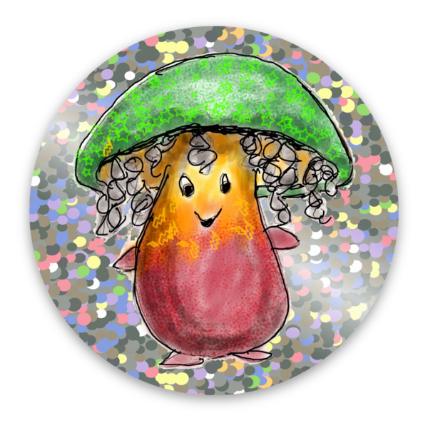 Stickers glitter