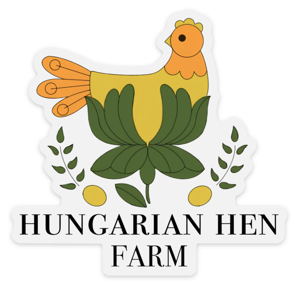 Transparent Sticker Farm 4” Clear Farm Logo by Hungarian Hen Farm | Clear stickers | Sticker ...