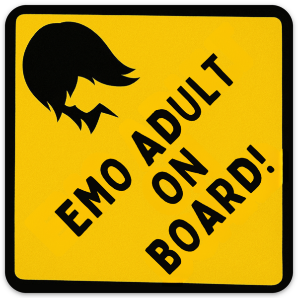 Rounded corner stickers