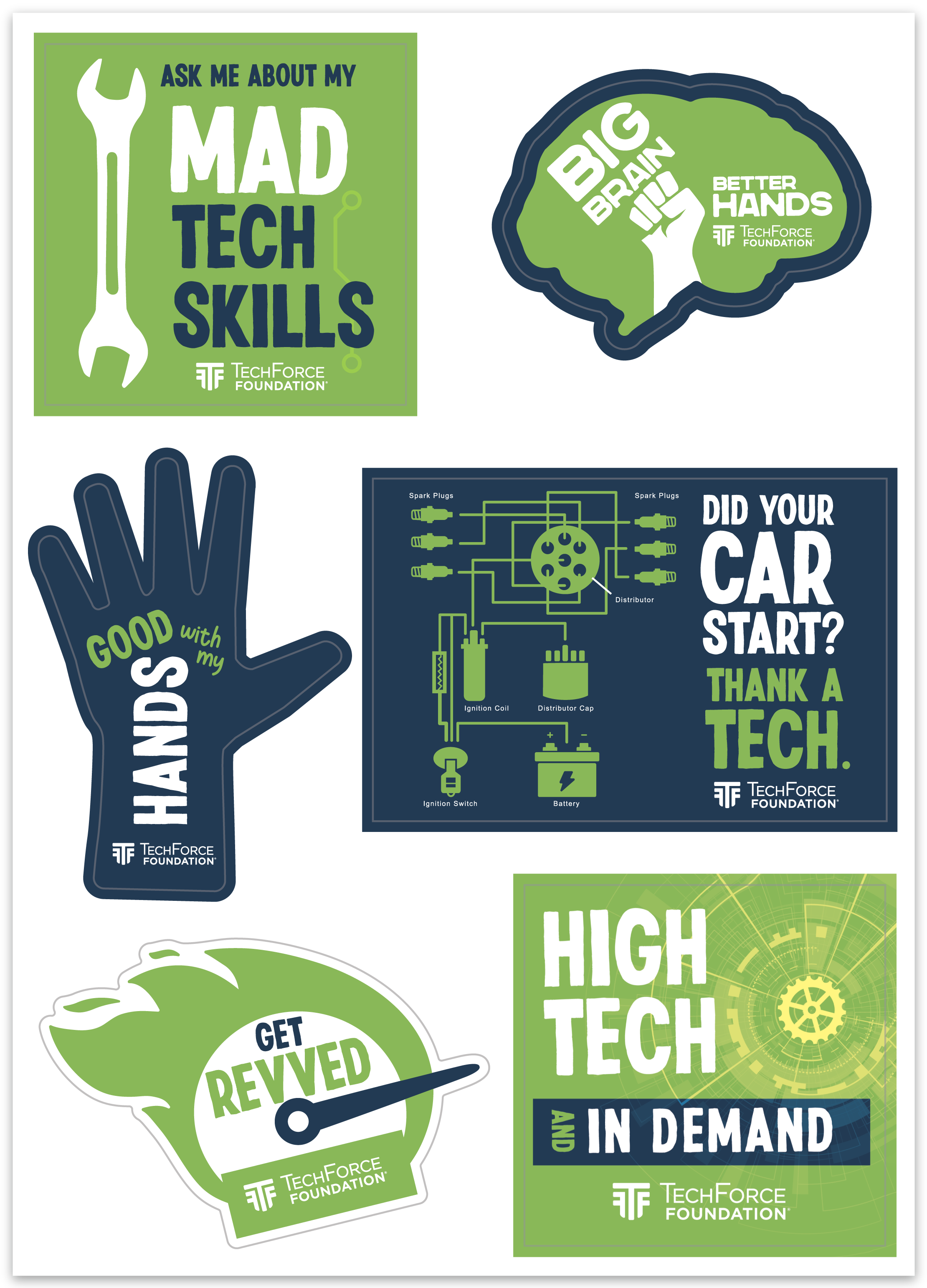 Planches de stickers