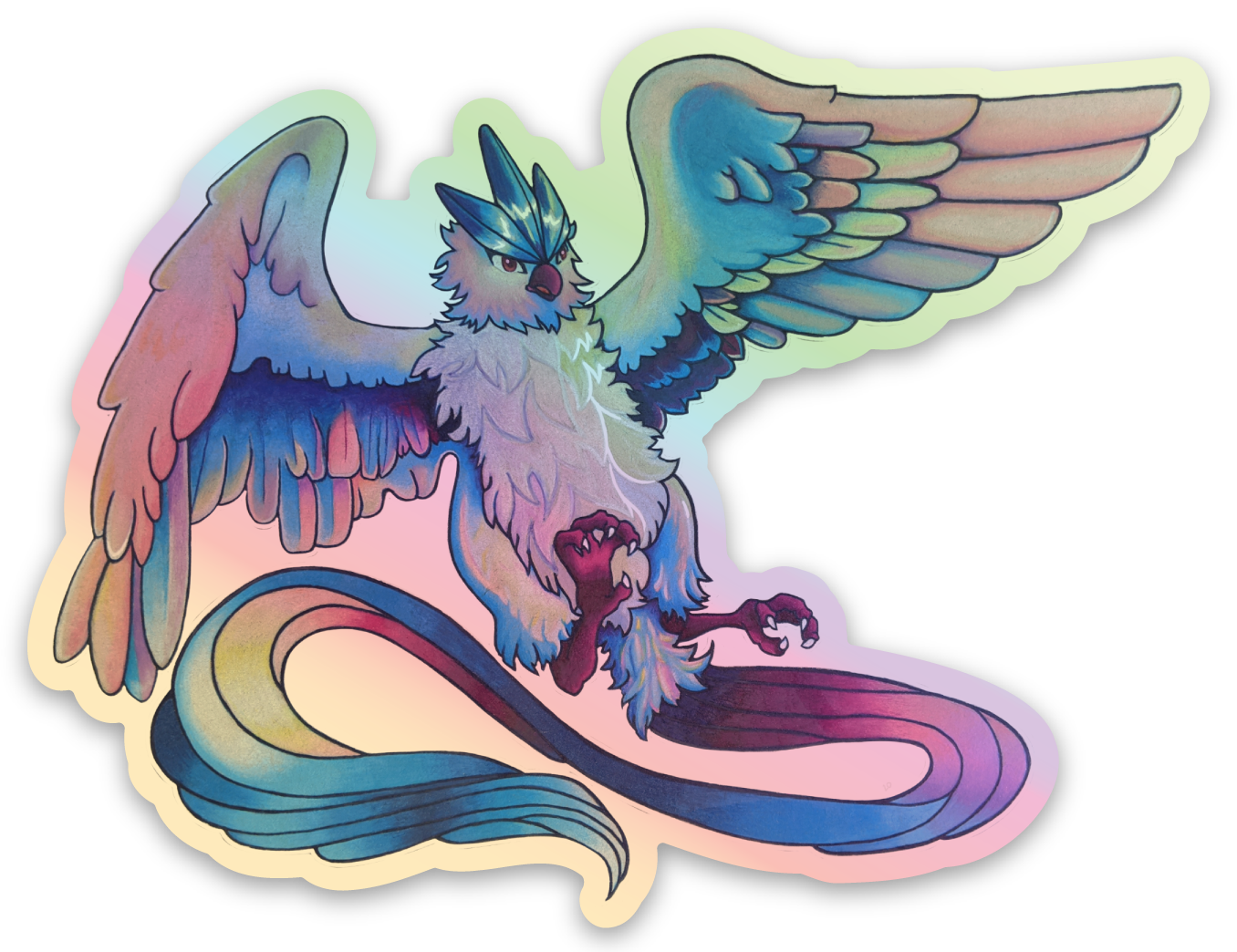 Stickers holographique