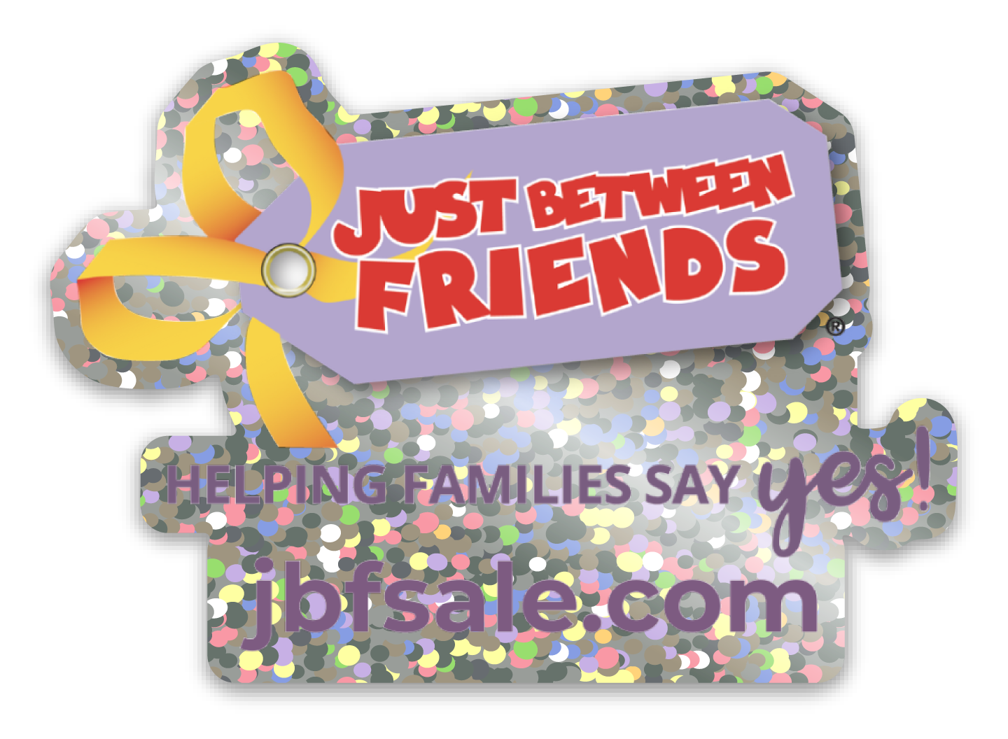 Glitter stickers