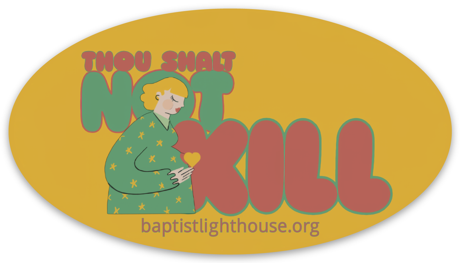 Oval stickers