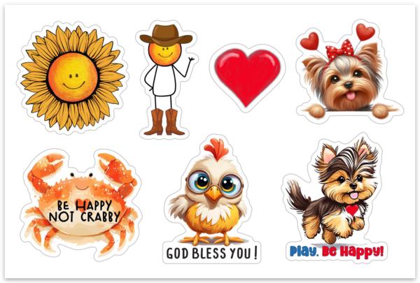 Hojas de stickers
