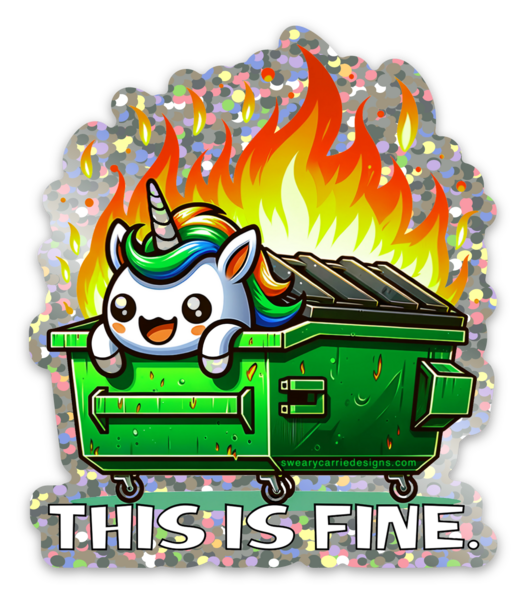Glitter stickers
