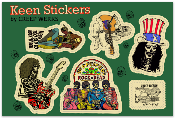 Planches de stickers