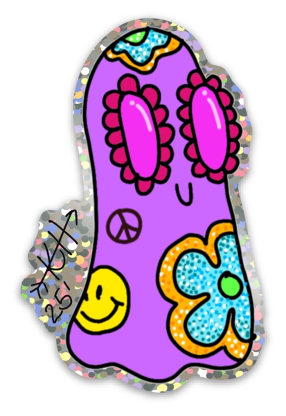 Glitter stickers