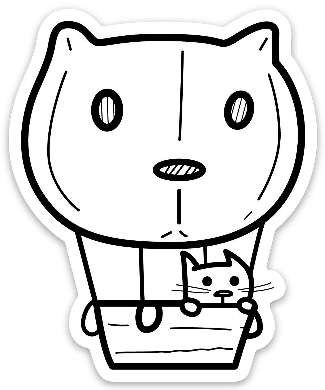 Die cut stickers