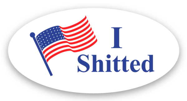 Oval stickers