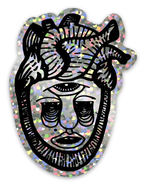 Glitter stickers