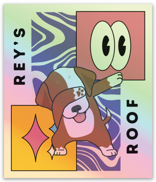 Stickers holographique