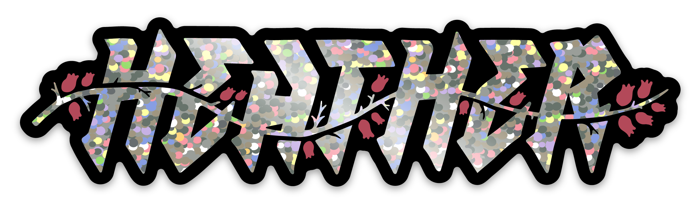 Glitter stickers