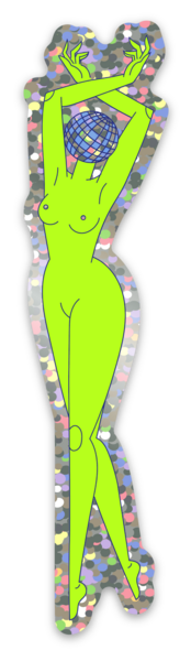 Stickers glitter