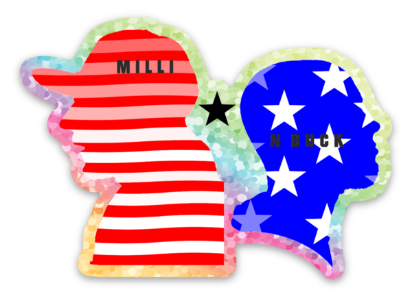 Glitter stickers
