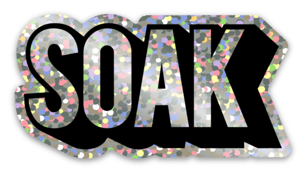 Glitter stickers