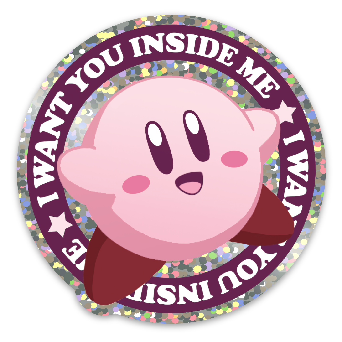 Glitter stickers