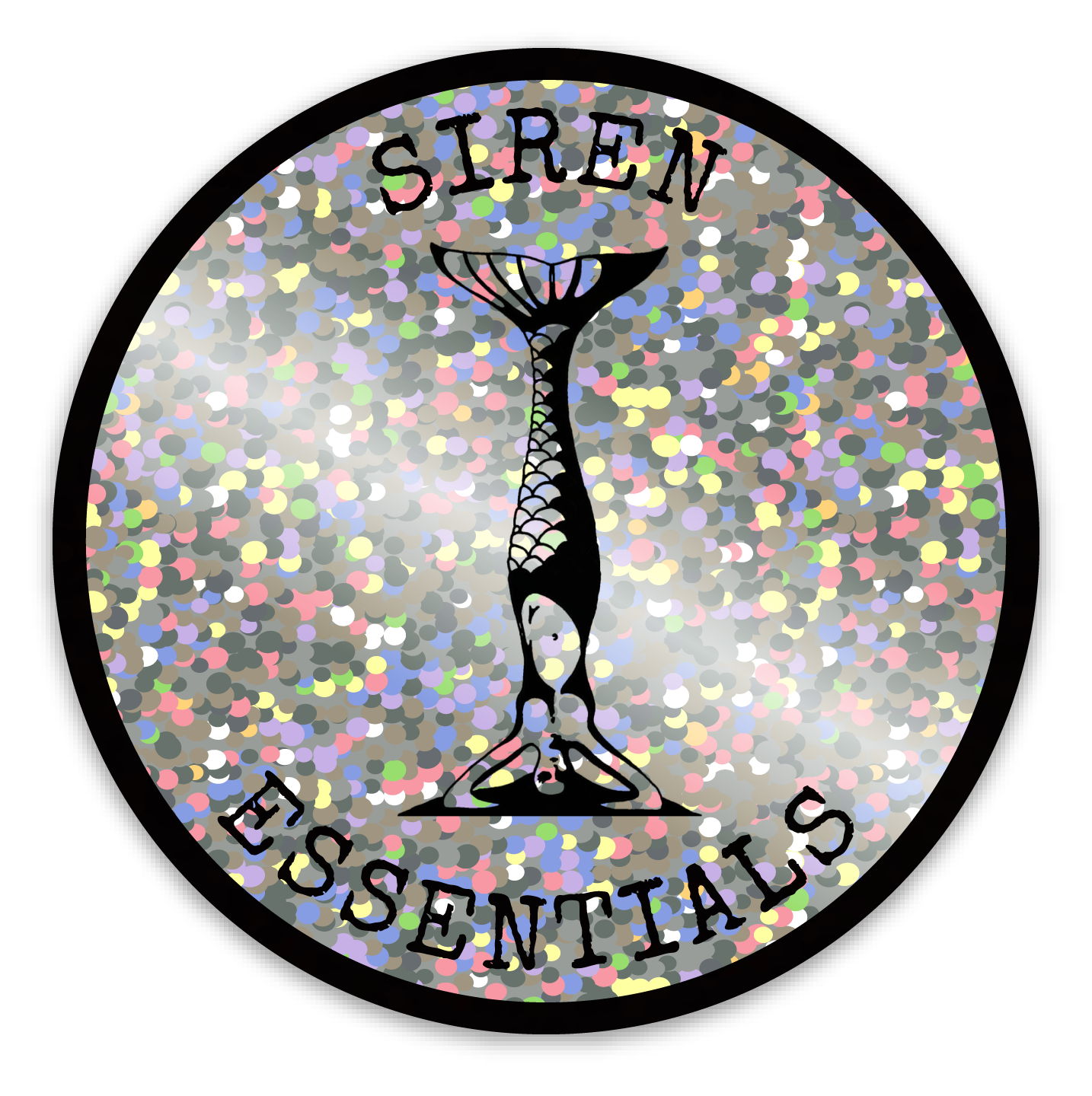 Glitter stickers