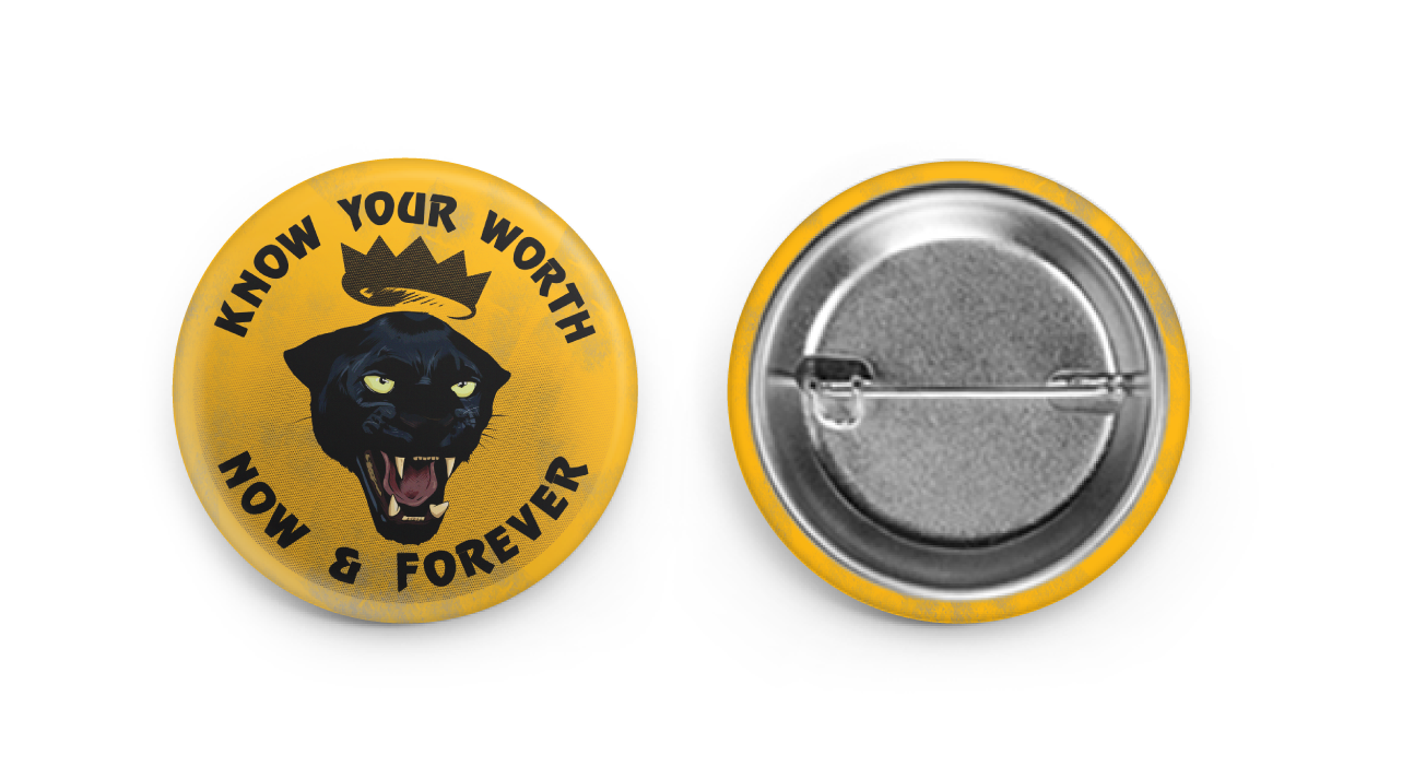 38 mm Round badges