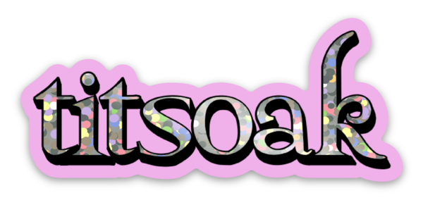 Glitter stickers