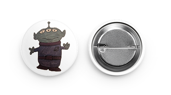 38 mm Round buttons