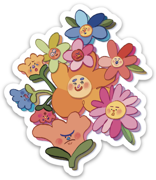 Die cut stickers