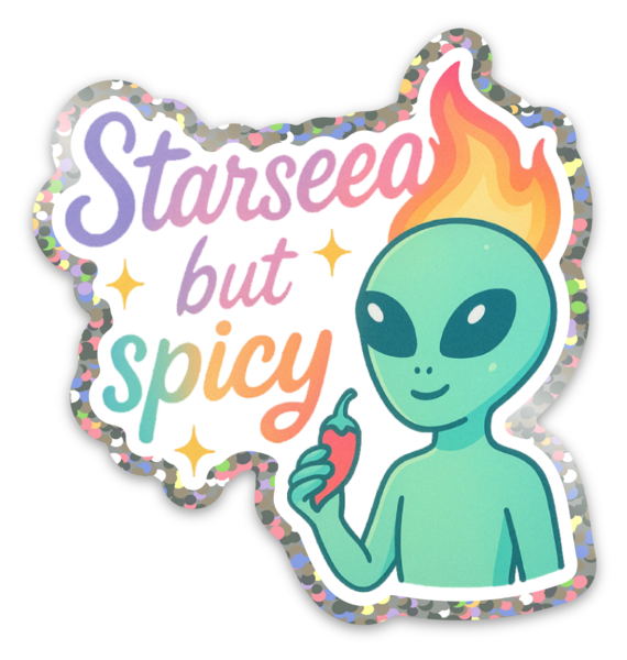 Glitter stickers