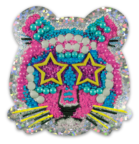 Stickers pailletés