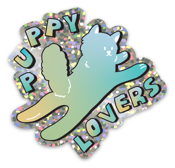 Glitter stickers