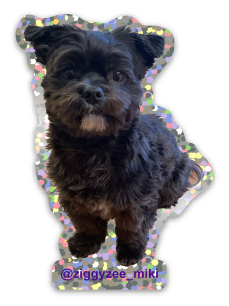 Glitter stickers