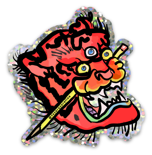 Glitter stickers