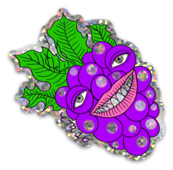 Glitter stickers