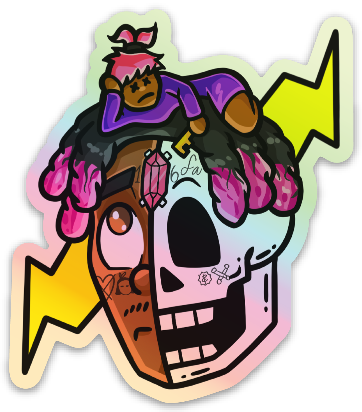 Holographic stickers