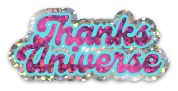Glitter stickers