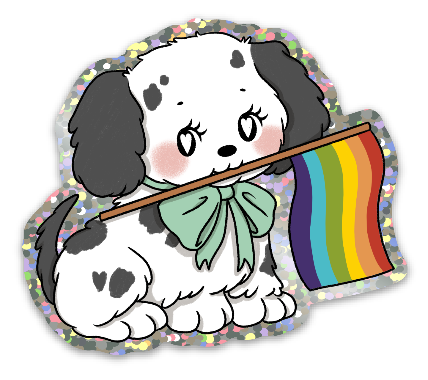 Stickers glitter
