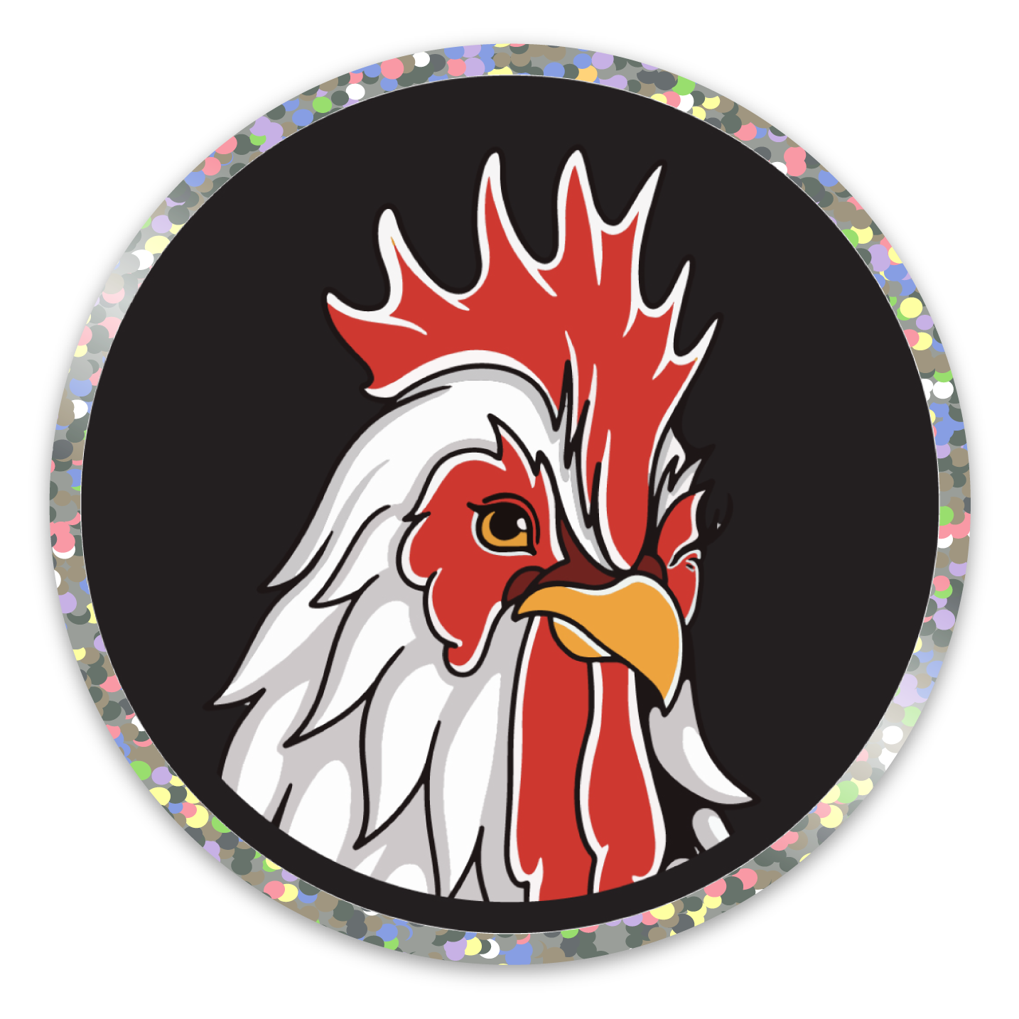 Glitter stickers