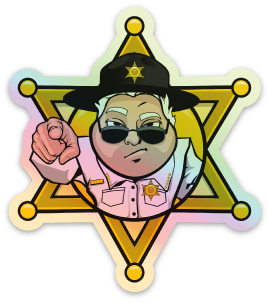 Holographic stickers