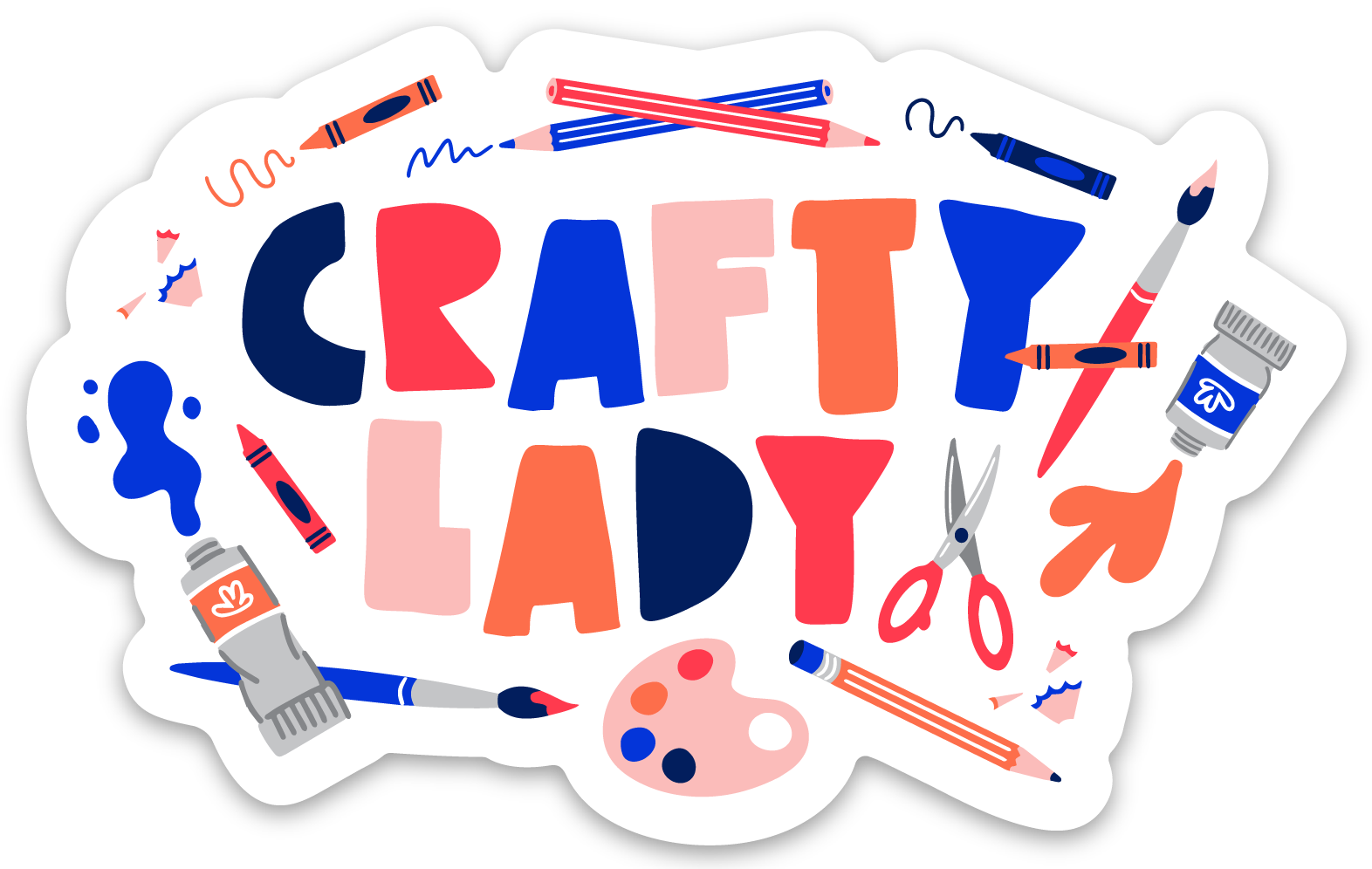 Die cut stickers