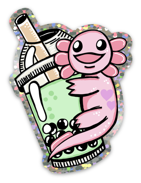 Glitter stickers