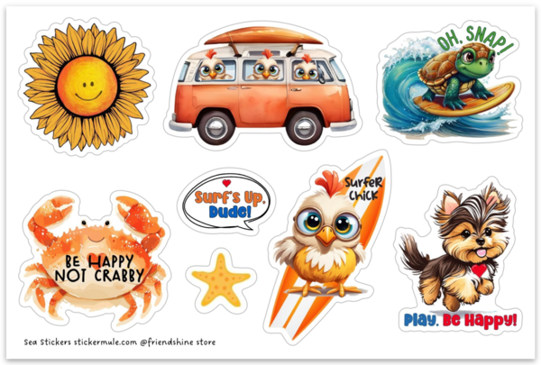 Folhas de autocolantes