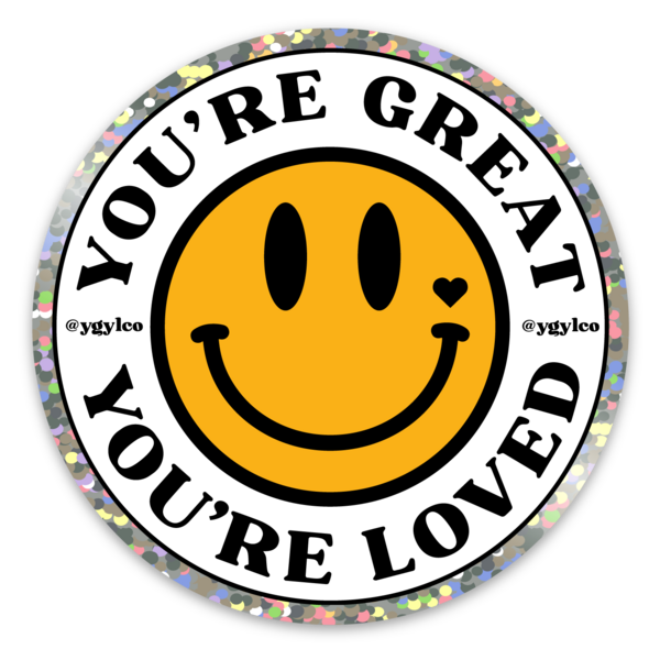Glitter stickers