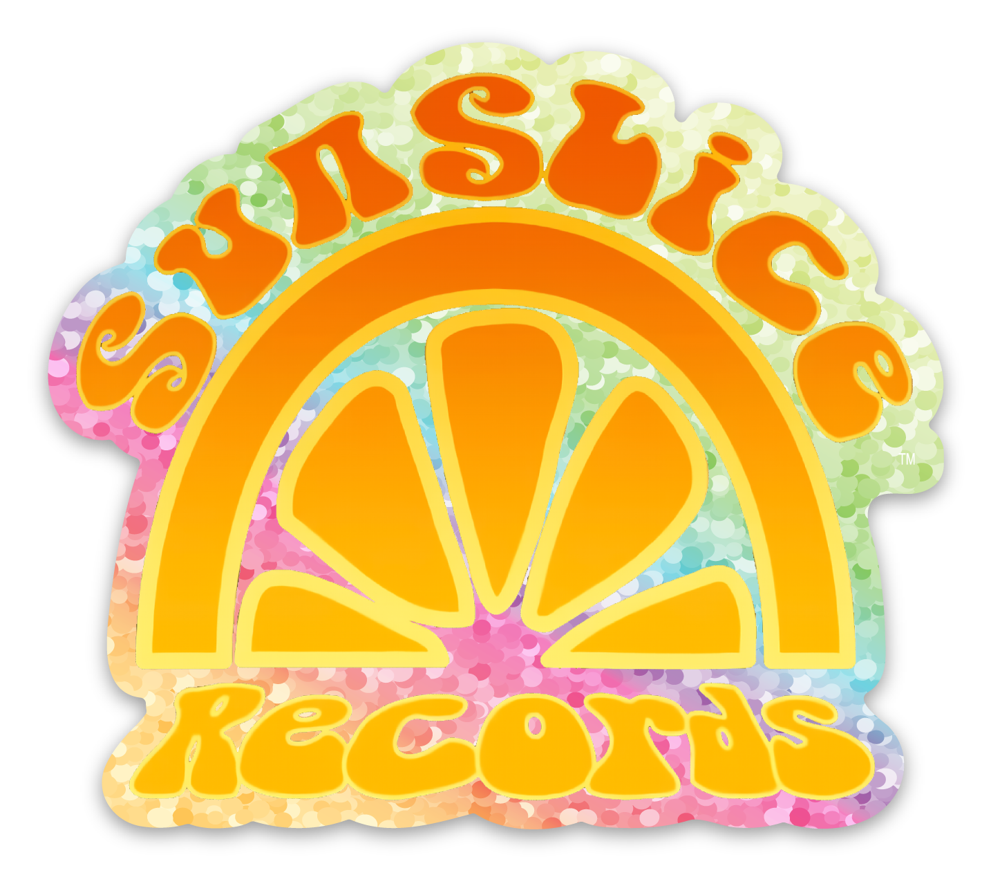 Glitter stickers