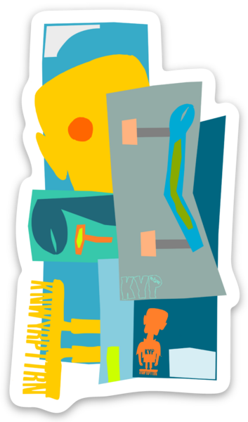 Stickers découpés à la forme