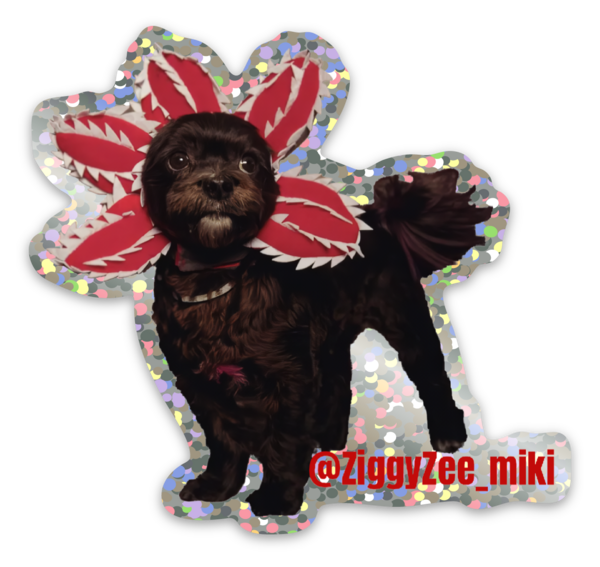 Glitter stickers