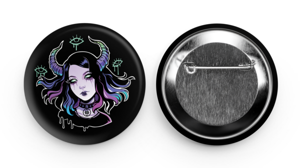 57 mm Round buttons