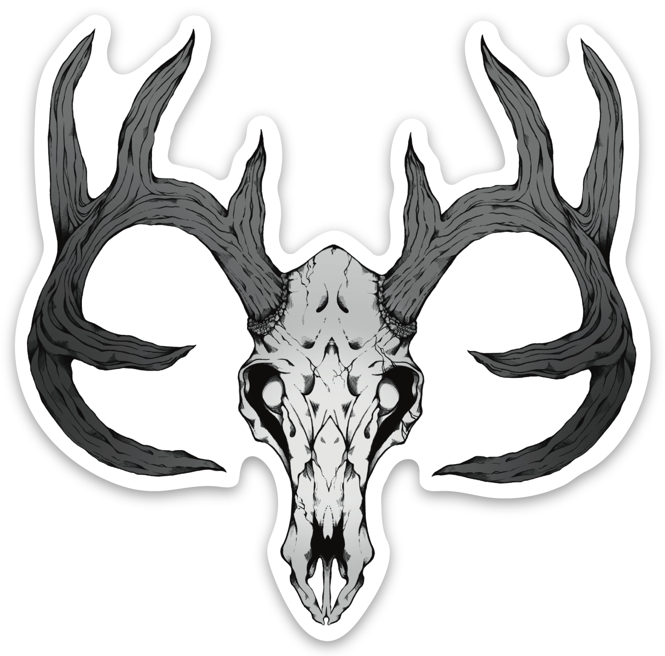 Deer Skull by Oniyuri Graphics | Die cut stickers | Sticker Mule Germany